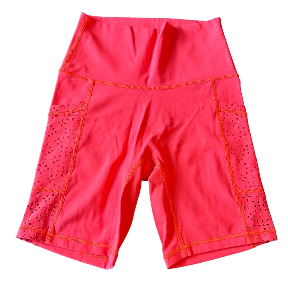 Aerie Move laser-cut high-waisted bike shorts Size S